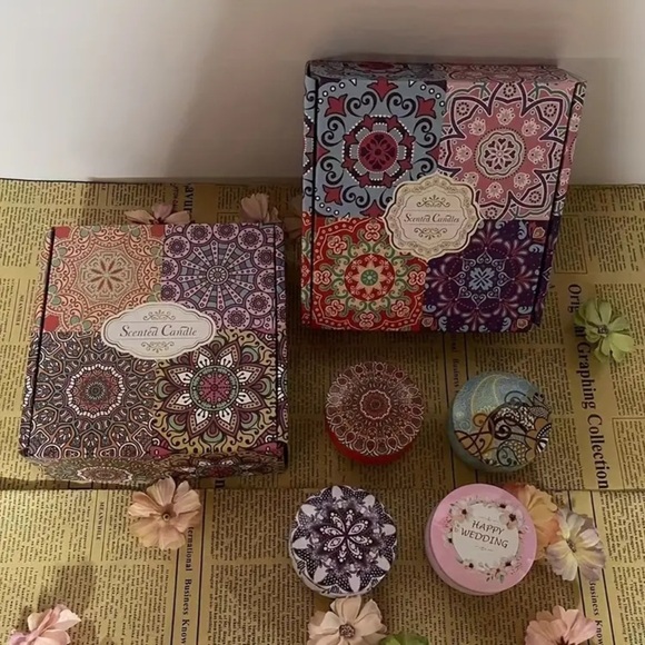 Soy Candle Gift Box Set of 4 -  2.5 oz Candles - NIB